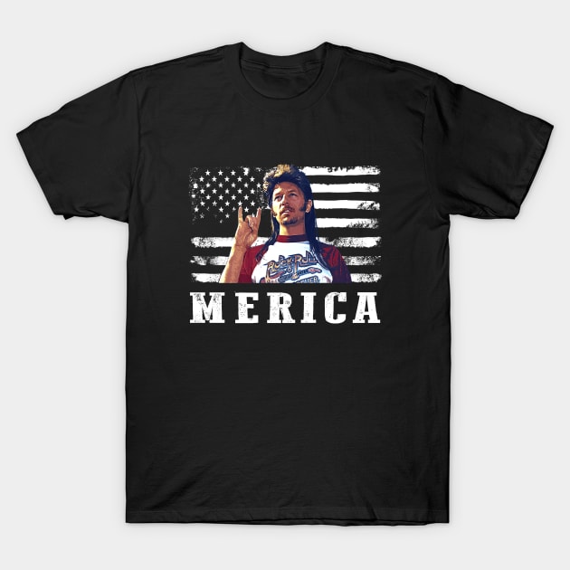 Distressed American Flag Merica Legend T-Shirt by Symmetry Stunning Portrait